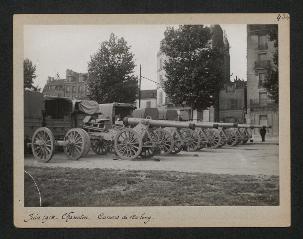 Charenton. Canons de 120 long