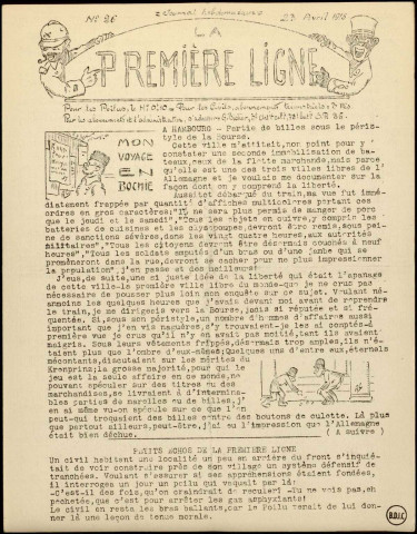 La première ligne : No.26