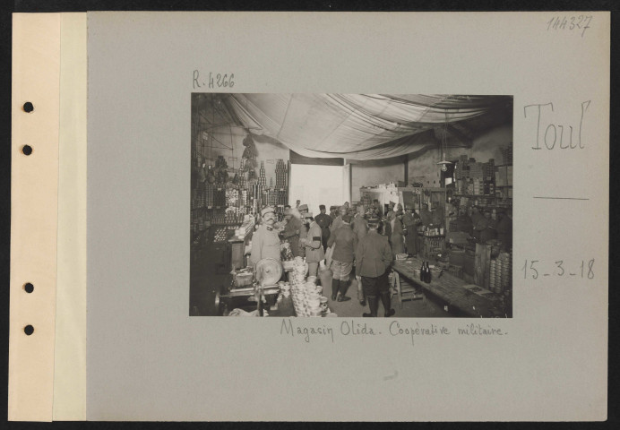 Toul. Magasin Olida. Coopérative militaire