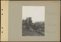 Montmarin. L'église bombardée
