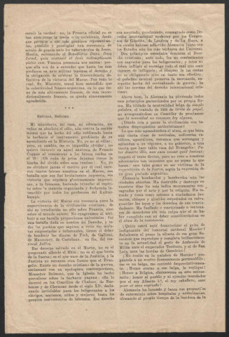 Guerre mondiale 1914-1918. France. Propagande française en Argentine