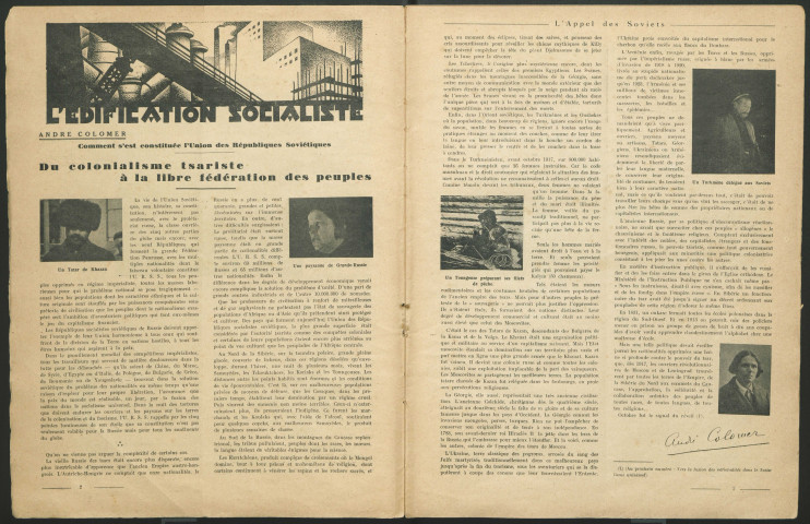 1928 - L'appel des Soviets