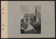 Bitry. L'église et le cimetière