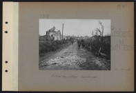 Brabant-sur-Meuse. Entrée du village bombardé