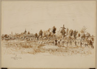 Le cimetière de Somme-Suippes (Marne), 18 août 1917