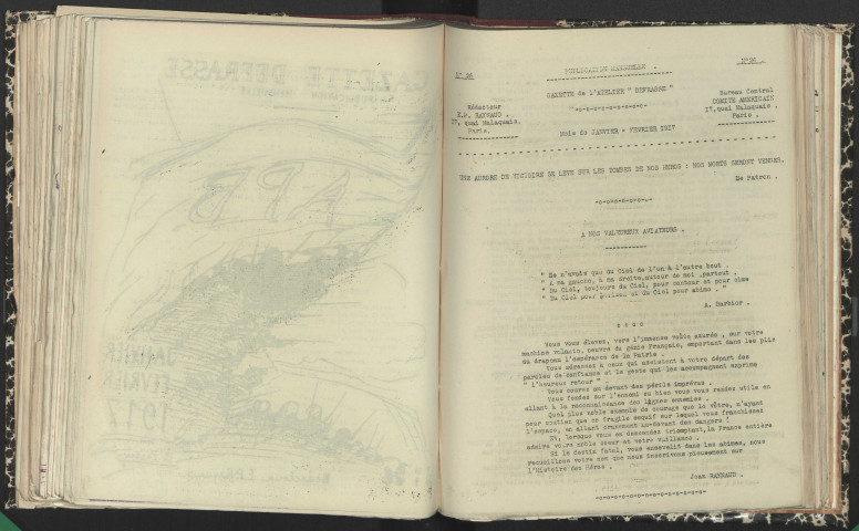Gazette de l'atelier Defrasse - Année 1917 fascicule 26-35