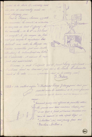 Le boyau de la 6 du 53 (1914-1915 : n°s 1-2), Sous-Titre : journal littéraire, scientifique et humoristique