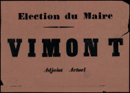 Election du Maire : Vimont