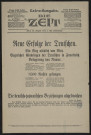 Die Zeit : Extra-Ausgabe, Wien, 23. August 1914