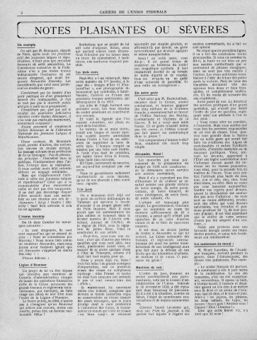 Cahiers de l’Union fédérale des combattants (1934 : n° 50-69). Sous-Titre : Journal de combattants pour tous les Français. Autre titre : Devient : Les heures de la guerre