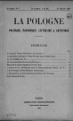 La Pologne politique, économique, littéraire et artistique (1927, n°1 - n°24)