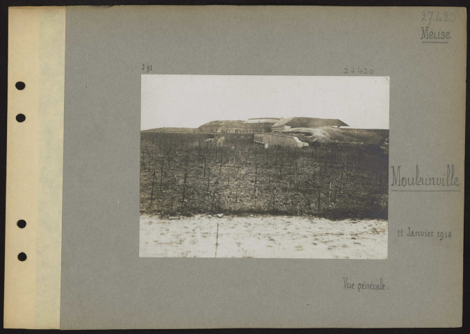 Moulainville (Meuse). Vue générale