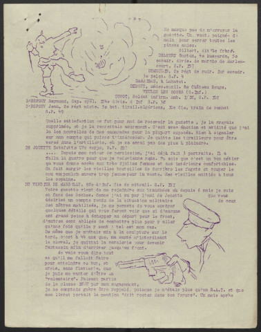 Gazette des ateliers Baschet-Schommer-Dechenaud - Année 1915 fascicule 6