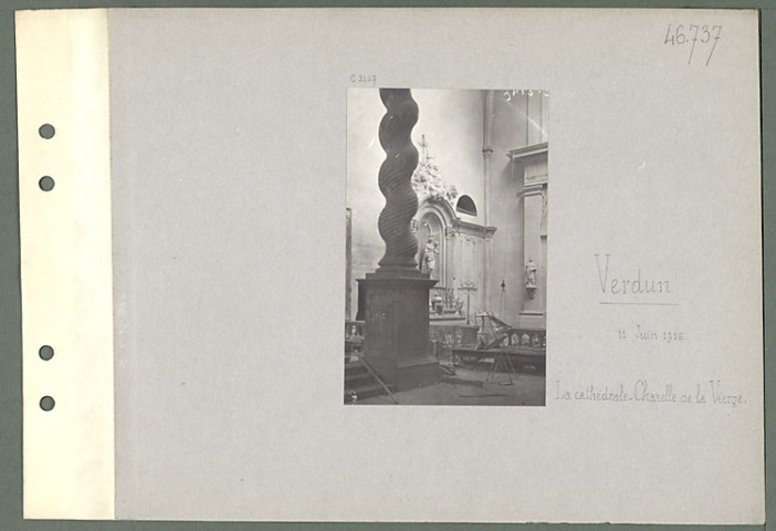 Verdun. La cathédrale. Chapelle de la Vierge