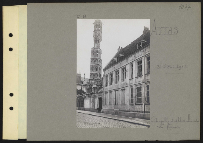 Arras. Chapelle des Ursulines. La tour