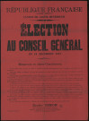 Election au Conseil général