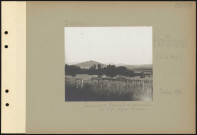 Hortomont (est de Ménil). Panorama de Hortomont de Zimmermann. Au premier plan, défenses accessoires