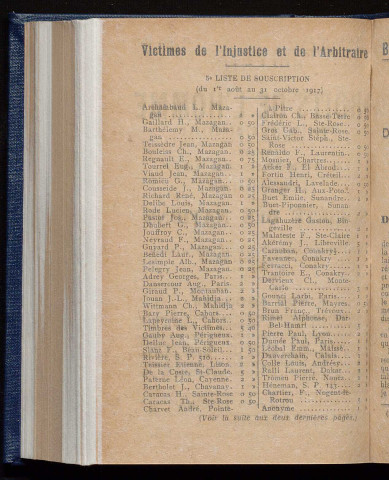 Juin 1918 - Bulletin des Droits de l'Homme