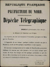 Dépêche télégraphique : L'évacuation précipitée de Dijon par les Prussiens…