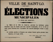 Elections municipales (2e tour de scrutin)