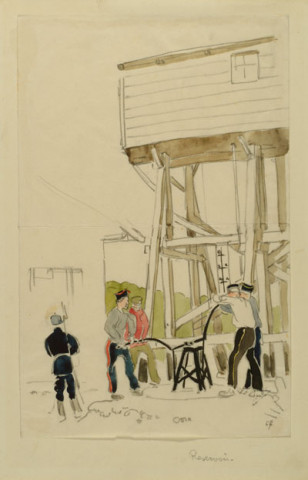 (Réservoir et pompe. Güstrov)