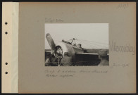 Villacoublay. Camp d'aviation. Avion allemand Fokker capturé