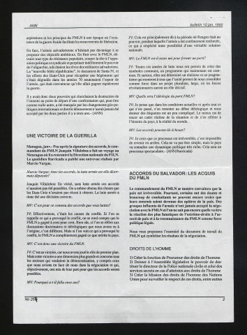 Bulletin hebdomadaire - 1992