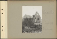 Rilly-aux-Oies. L'église bombardée