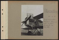 Villacoublay. Camp d'aviation. Biplace Bréguet avec moteur Renault de 300 HP