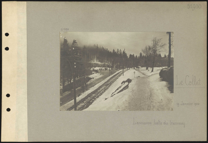 Le Collet. L'ancienne halte du tramway