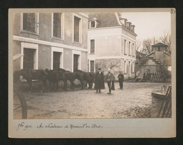 Au château de Mareuil-en-Brie