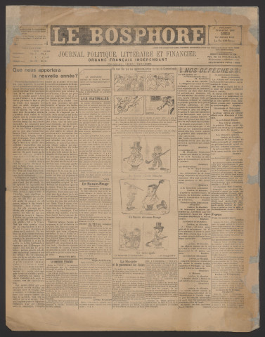 Janvier 1921 - Le Bosphore