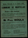 Élections Municipales : Démission... Paul Soula