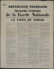 Publications patriotiques de la Garde Nationale : Le siège de Venise en 1849