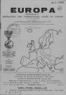 Europa (1981; n°1)  Sous-Titre : Périodique de la Fédération des Combattants Alliés de l'Europe