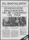 El socialista (1976 : n° 67-68 ; 71-76 ; n° spécial 1-5). Sous-Titre : fundador Pablo Iglesis. Organo del Partido socialista obrero español y portavoz de la U.G.T.