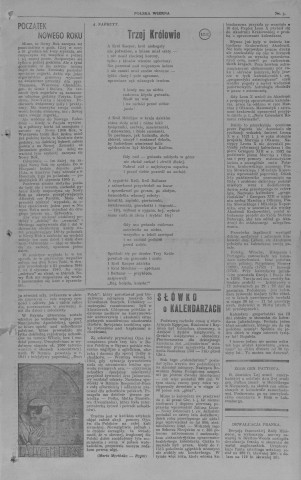Polska Wierna (1946; n°1-18; 20-52)  Sous-Titre : Tygodnik katolicki  Autre titre : La Pologne fidèle hebdomadaire catholique