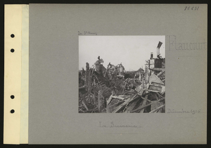 Flaucourt. La sucrerie