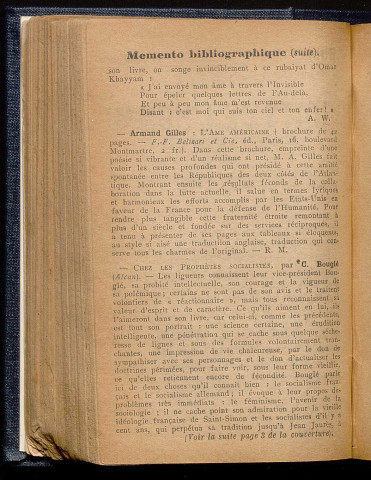 Avril 1919 - Bulletin des Droits de l'Homme