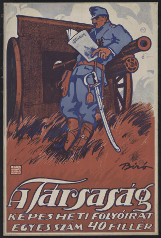 A társaság : képe heti folyóirat egyes szám 40 fillér
