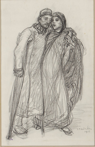 (Femme soutenant un mutilé), 1915