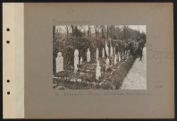 Bagneux. Le cimetière. Tombes militaires musulmanes