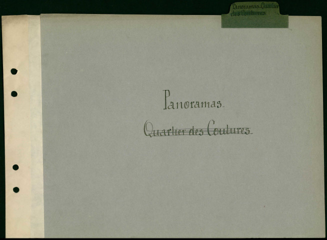 Intercalaire "Panoramas"