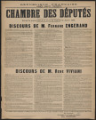 Chambre des députés : extrait du procès-verbal de la séance du jeudi 31 janvier 1919. Discours de M. Fernand Engerand & M. René Viviani