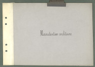 Intercalaire "Manutention militaire"