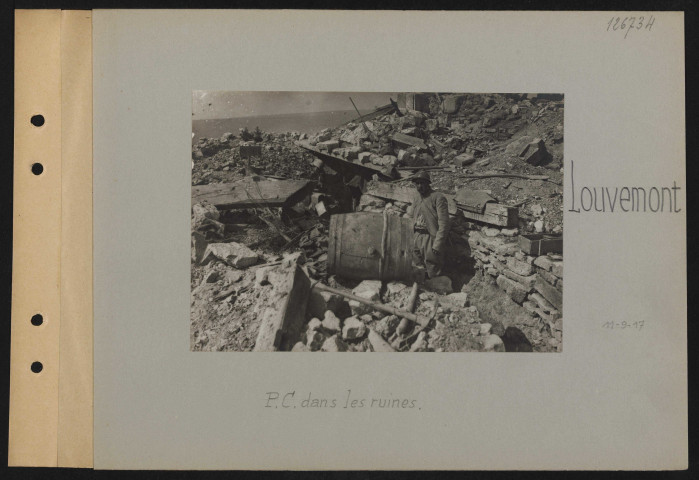 Louvemont. PC dans les ruines