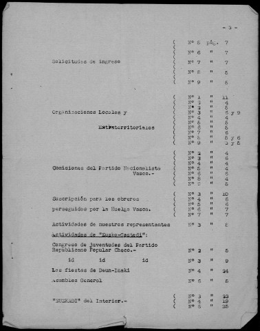 Alderdi (1947 : n° 5-9). Sous-Titre : Boletín del Partido nacionalista vasco