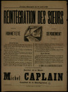 Élections Municipales : Réintégration des sœurs... Michel Caplain