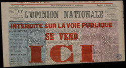 L'Opinion Nationale 16e Année. No 15