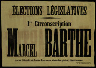 Elections législatives : Marcel Barthe